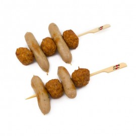 BBQ gehaktbal worst spies