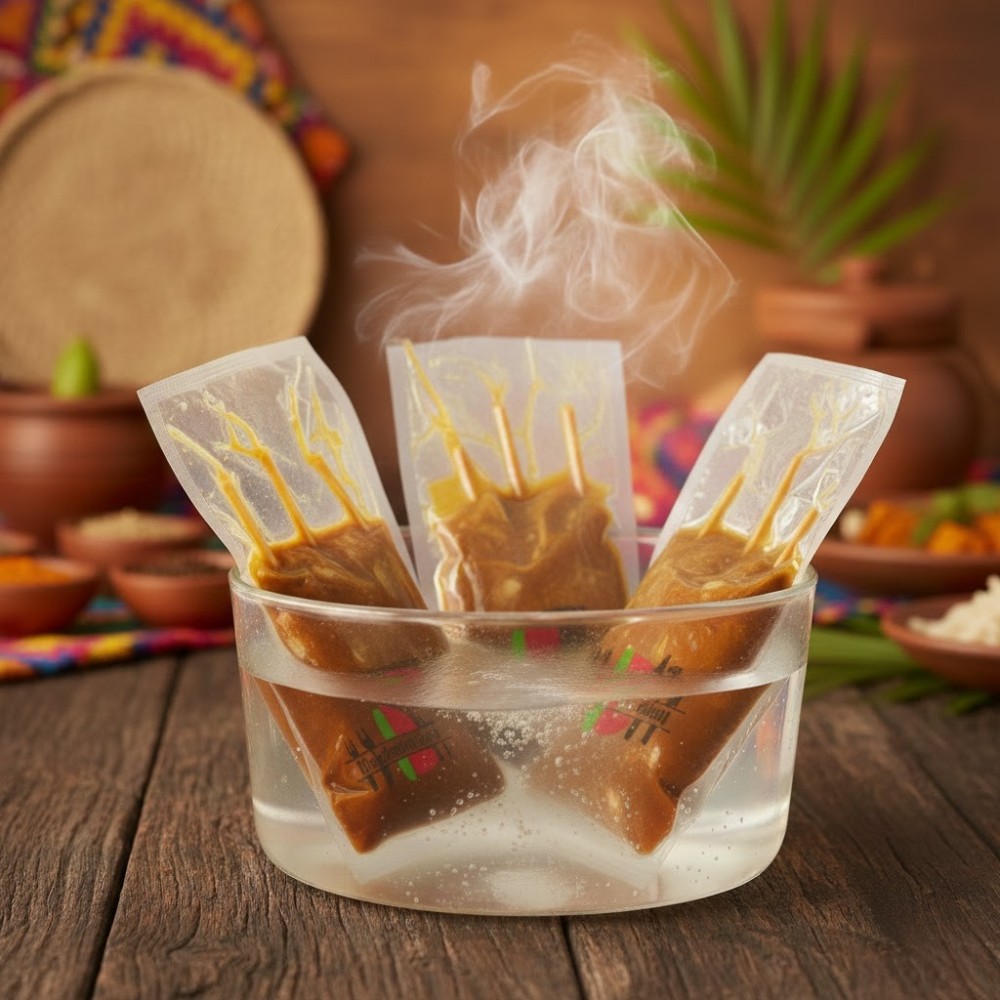 Saté vacuüm au bain marie