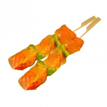 BBQ Saté zalm