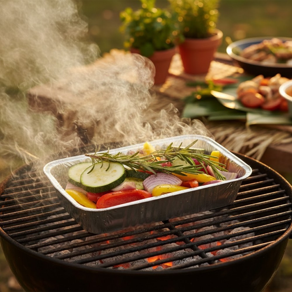 BBQ groente pannetje