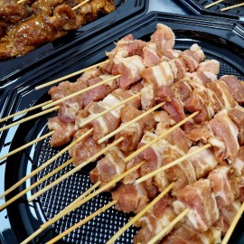 BBQ Saté spek