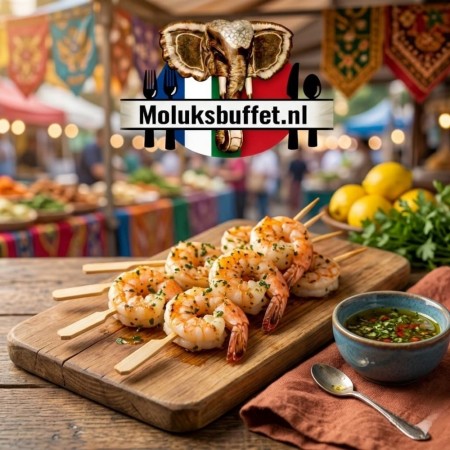 BBQ Saté udang (5st)