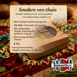 Mix-box Spekkoek & Spongecake